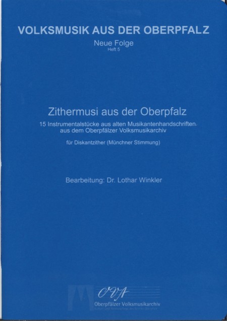 Notenheft Volksmusik aus der Oberpfalz, Neue Folge, Heft5